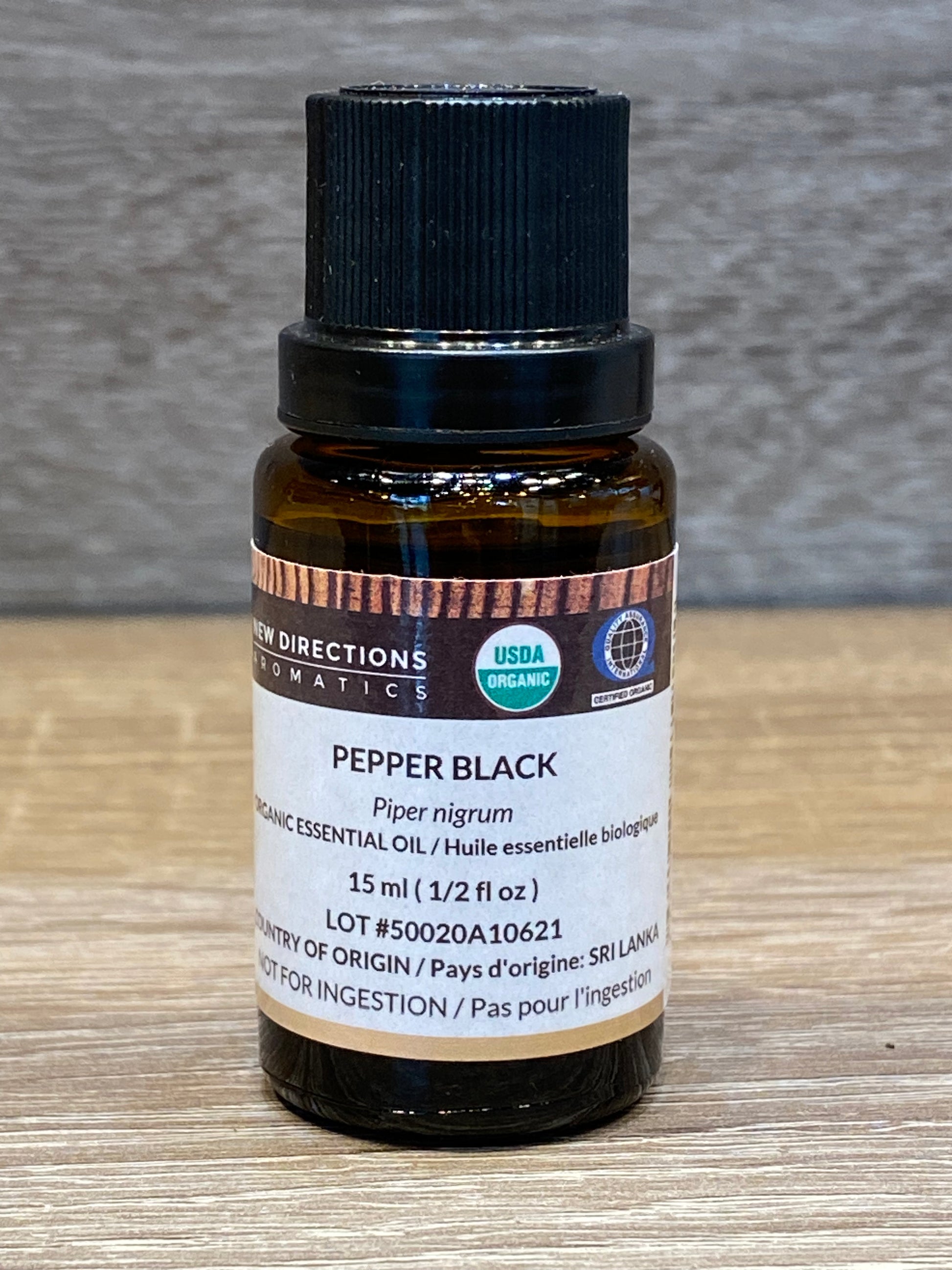 New Directions Aromatics Black Pepper Oil