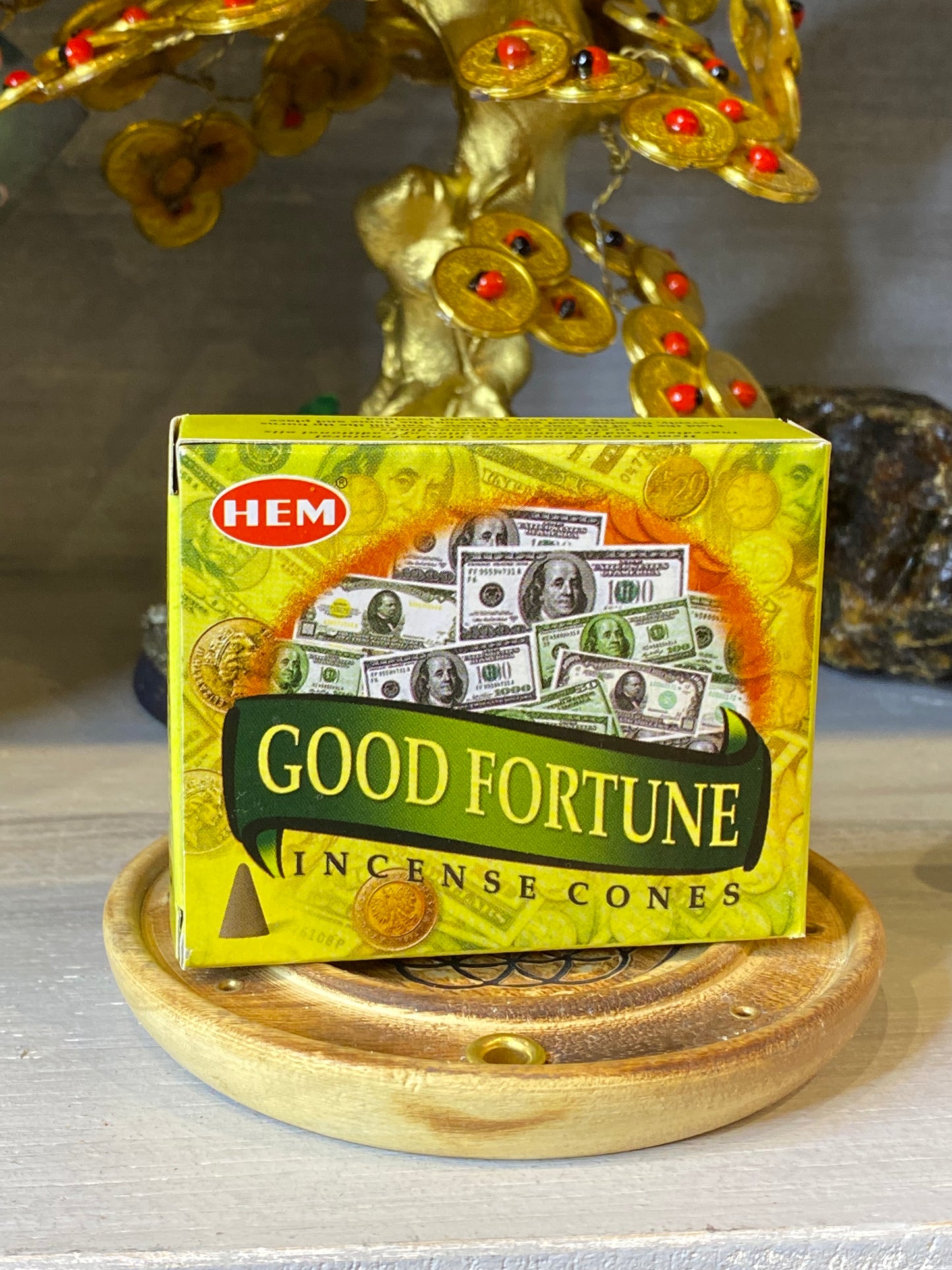 HEM Good Fortune Incense Cones 10 Cones Each