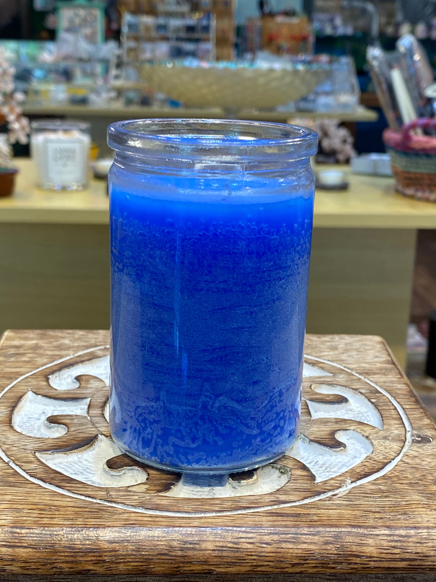 Prayer Blue 50 Hour Candle