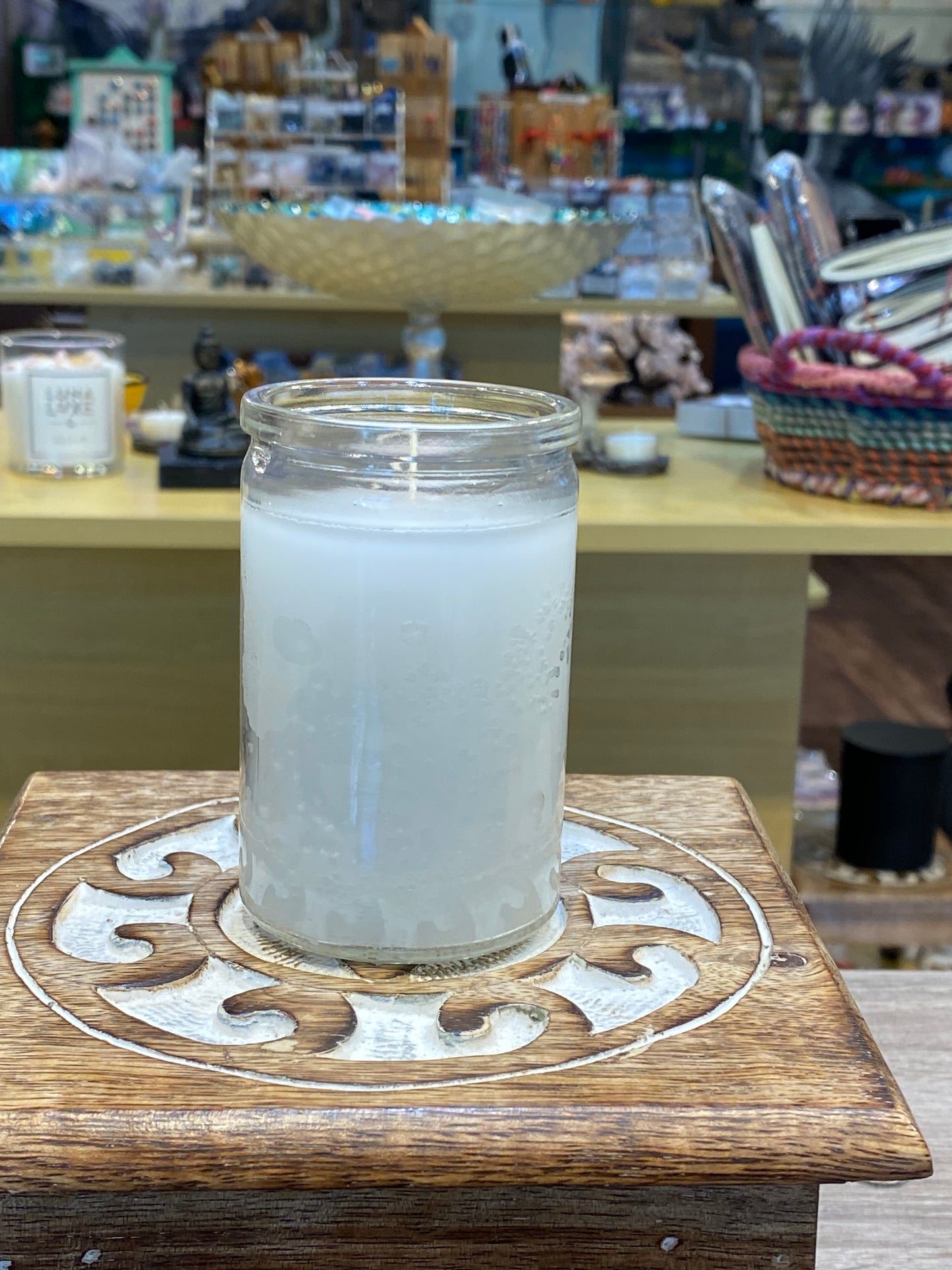 Prayer White 50 Hour Candle