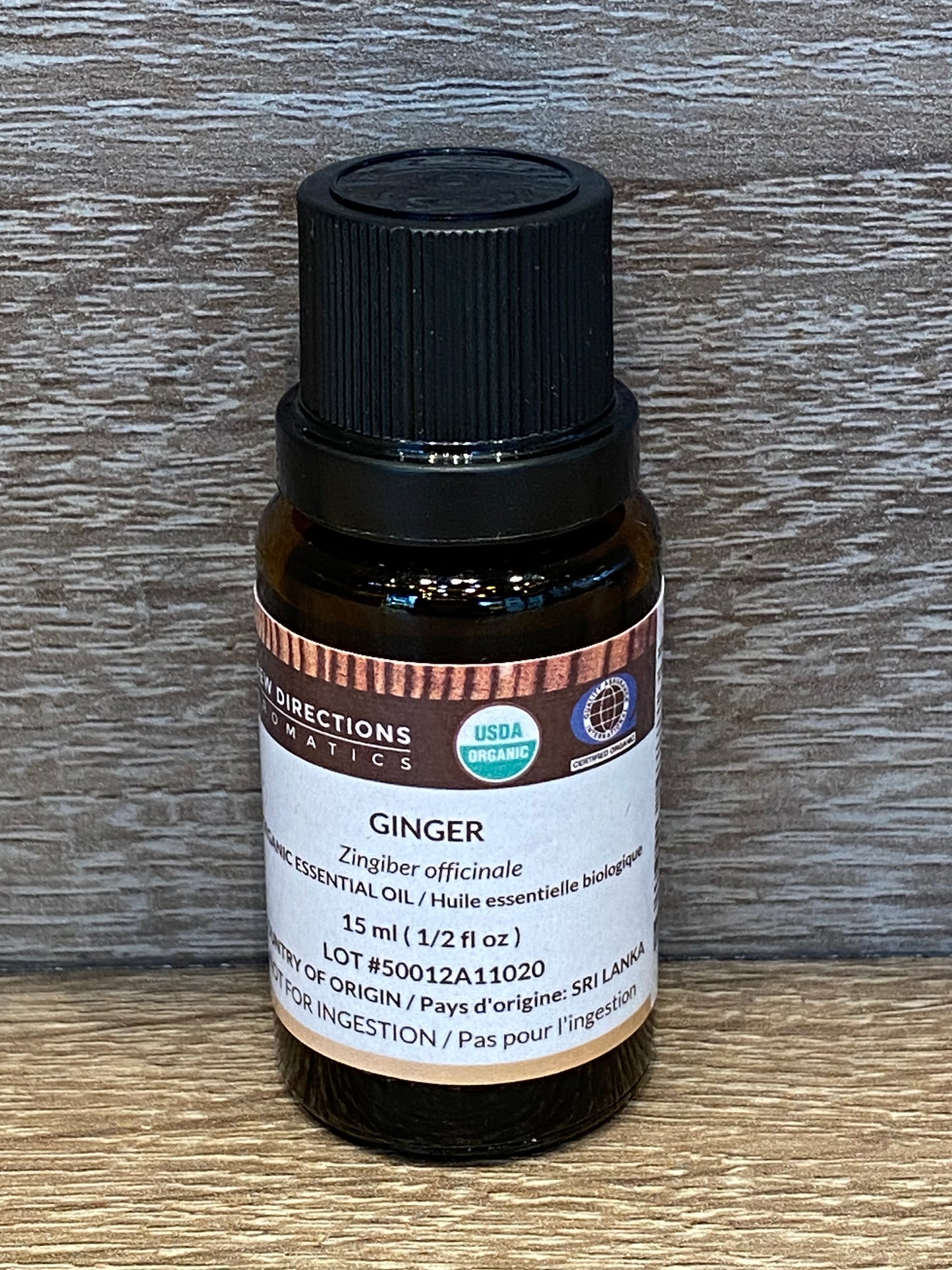 New Directions Ginger Organic Essential Oil