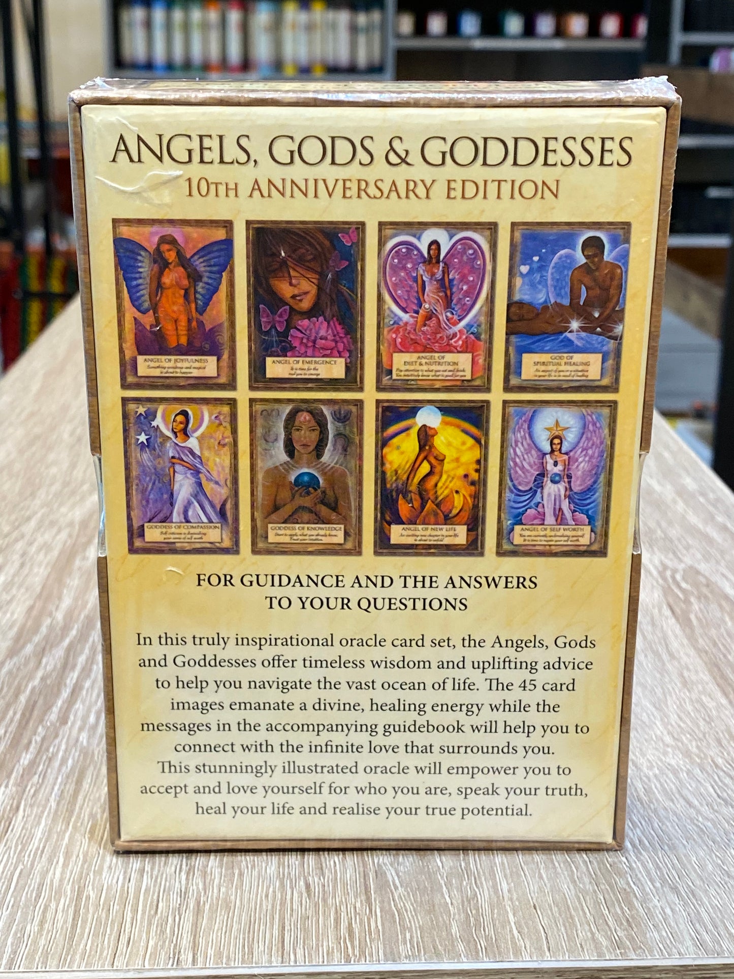 Angels, Gods, and Goddesses Oracle dk & bk by Toni Carmine Salerno