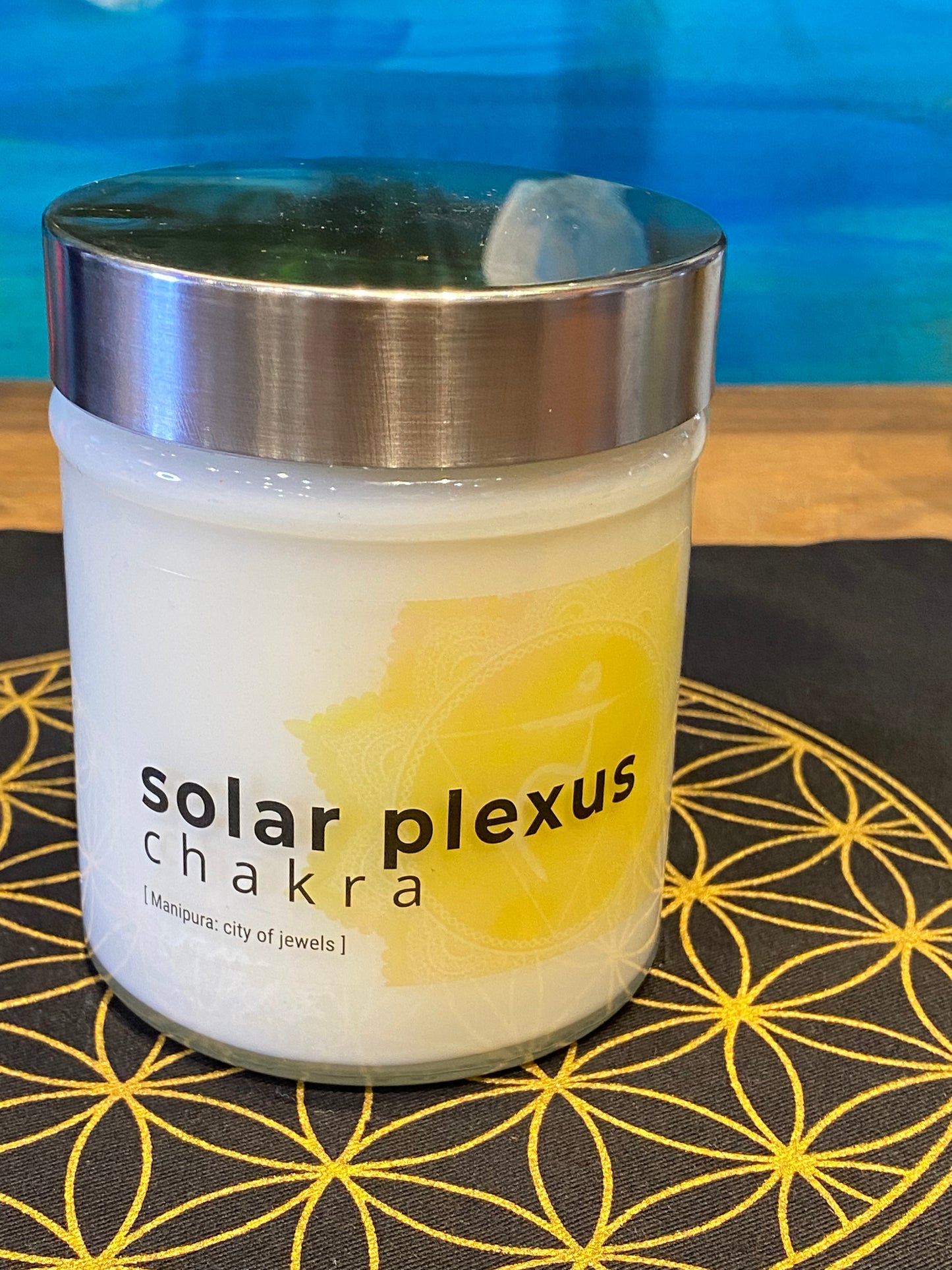 Nature's Artifacts Solar Plexus Chakra Candle