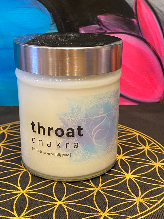 Nature's Artfacts Throat Chakra Candle