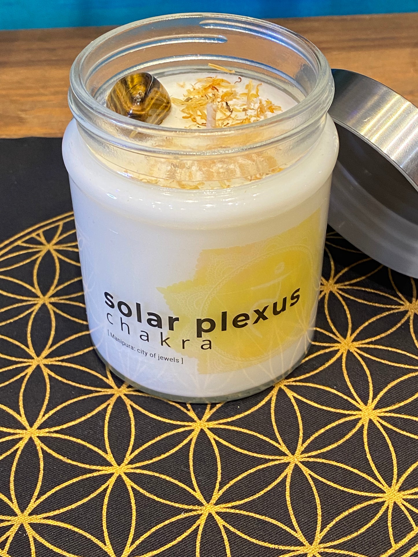 Nature's Artifacts Solar Plexus Chakra Candle