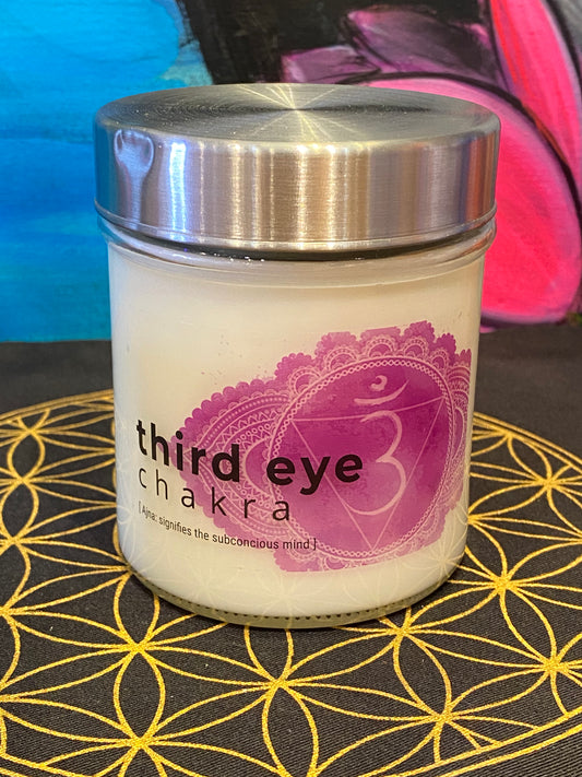 Nature's Artifacts Third Eye Chakra Candle