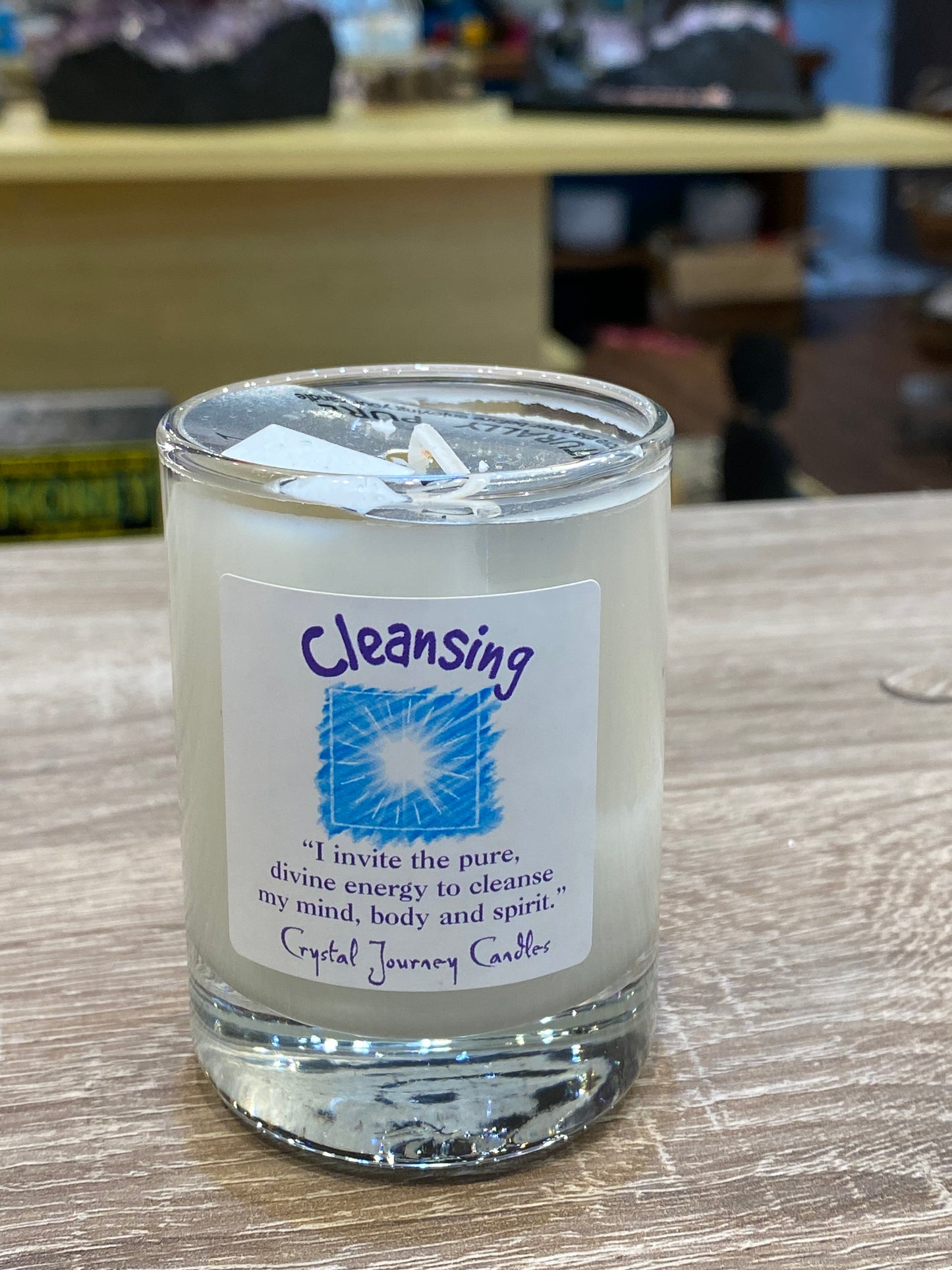 Crystal Journey Soy Votive Candles Cleansing