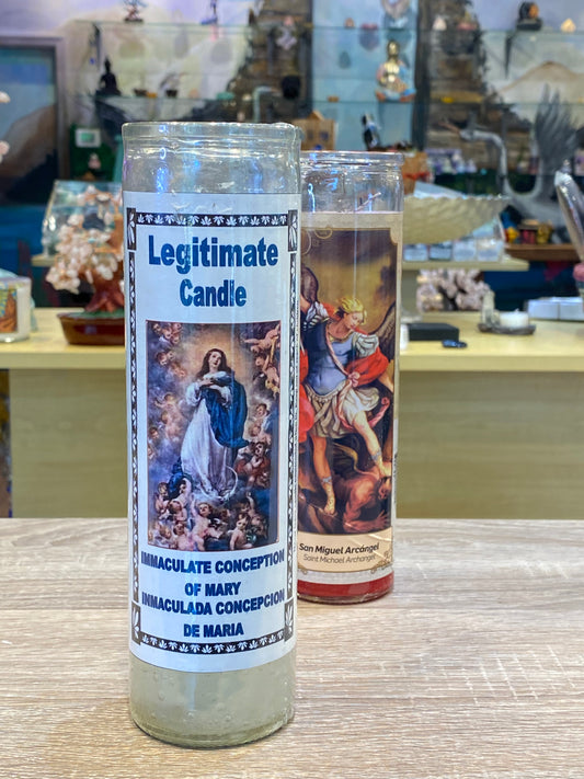 Legitimate Candle Immaculate Conception of Mary