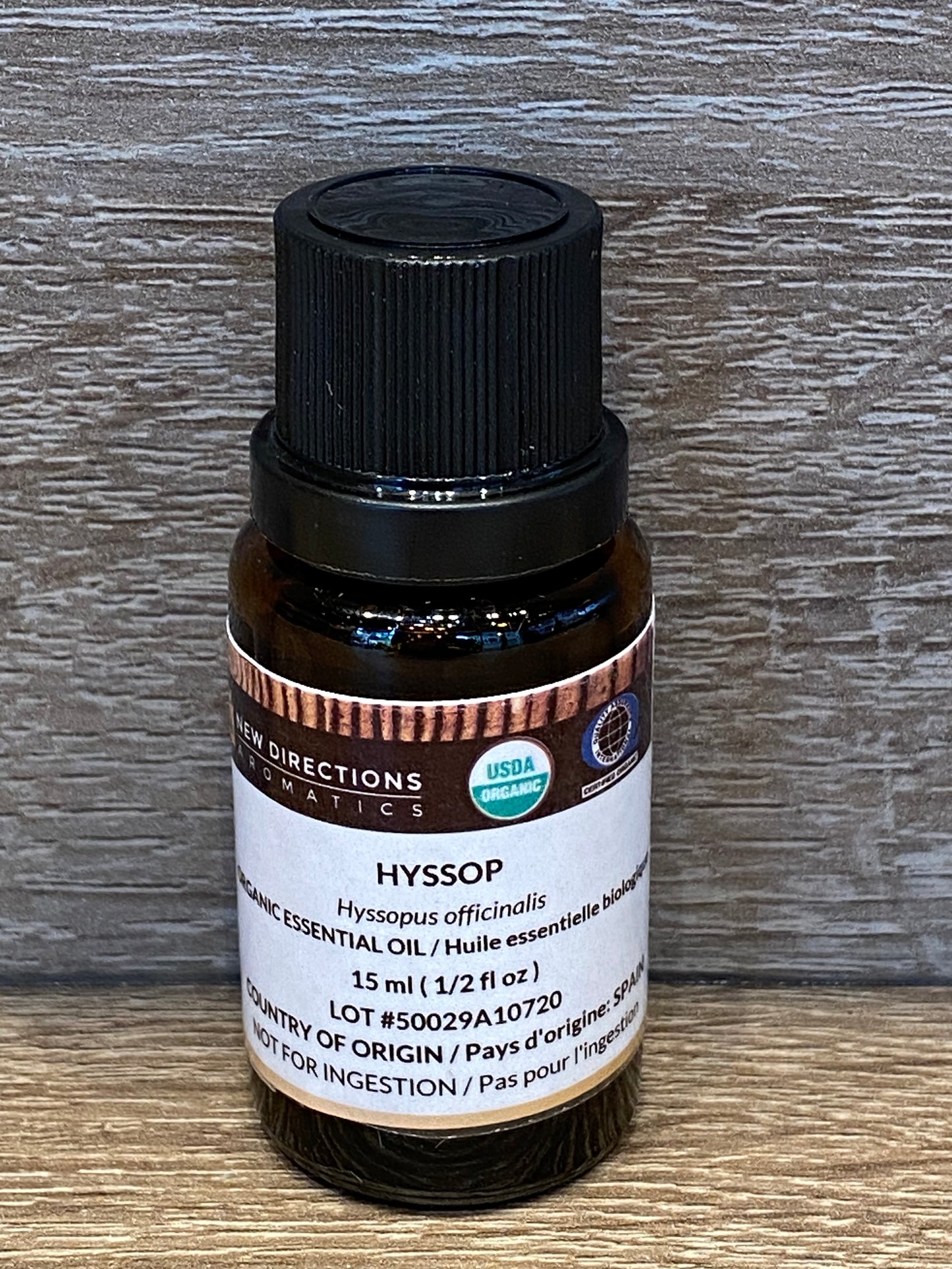 New Directions Aromatics Hyssop Oil