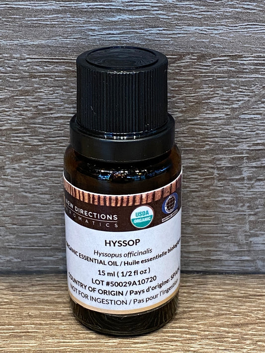 New Directions Aromatics Hyssop Oil