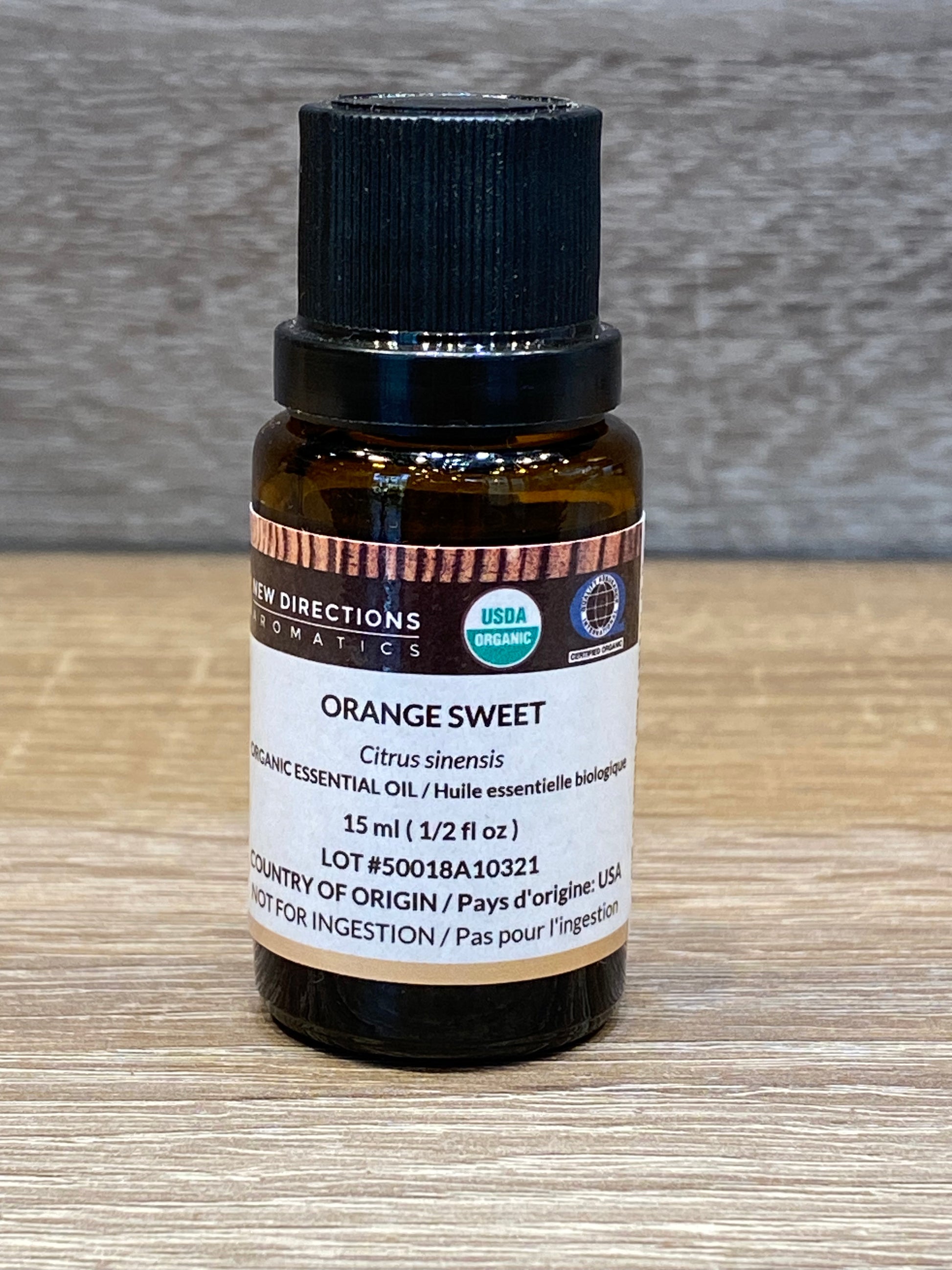 New Directions Aromatics Sweet Orange Oil