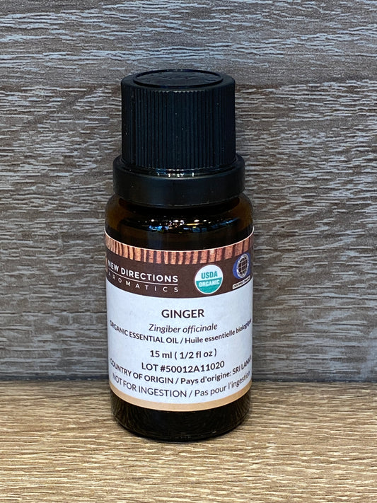 New Directions Ginger Organic Essential Oil