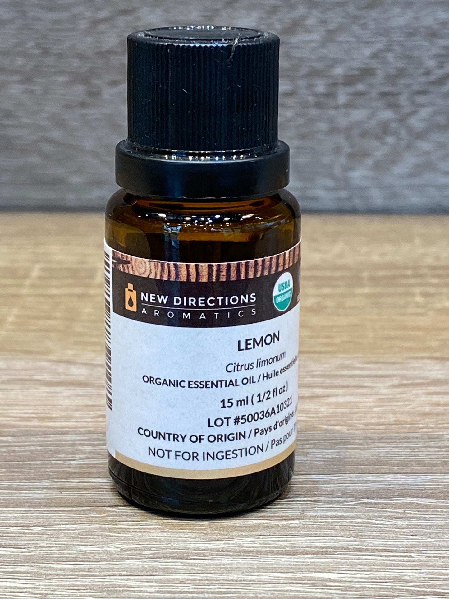 New Directions Lemon Organic Essential Oil