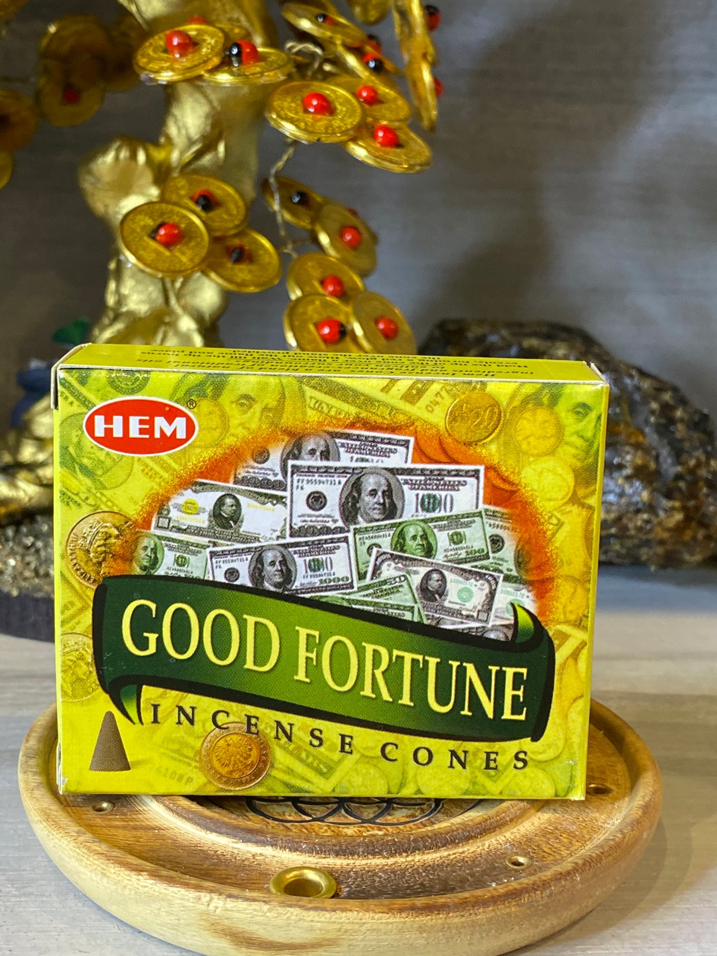 HEM Good Fortune Incense Cones 10 Cones Each