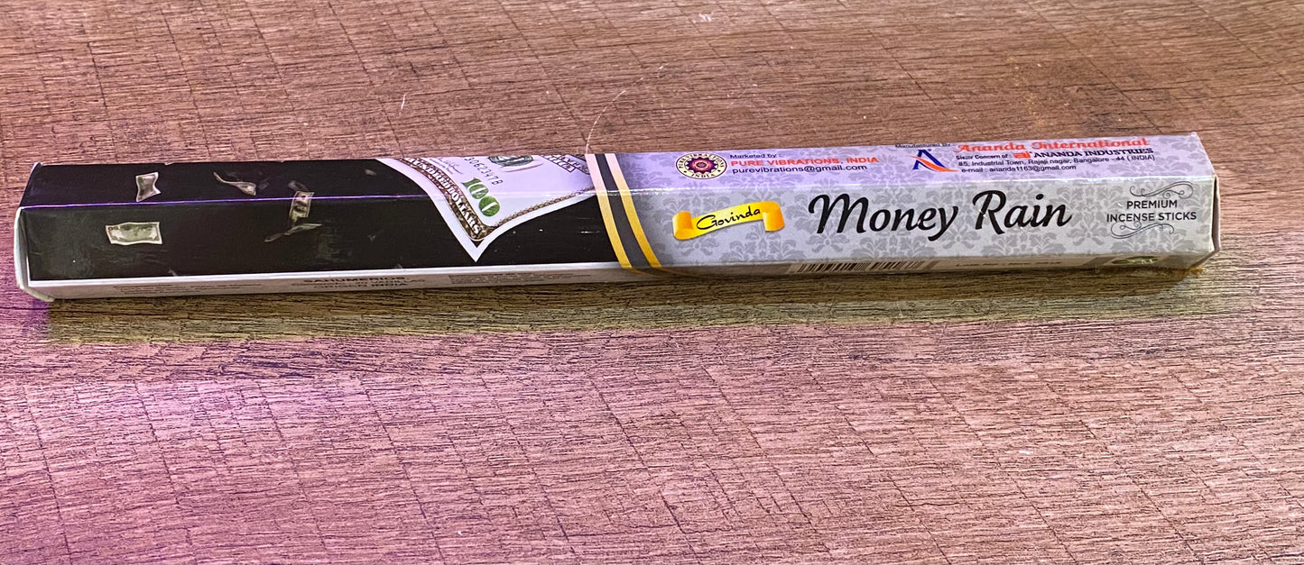 Govinda Money Rain Premium Incense Sticks