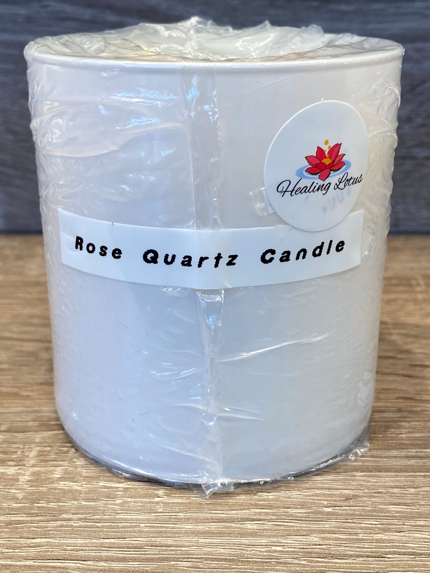 Crystal Scented Candle Rose Quartz