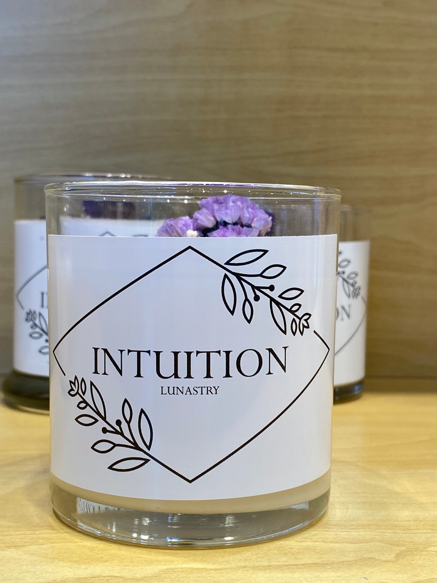 Intuition Soy Wax Crystal Candle