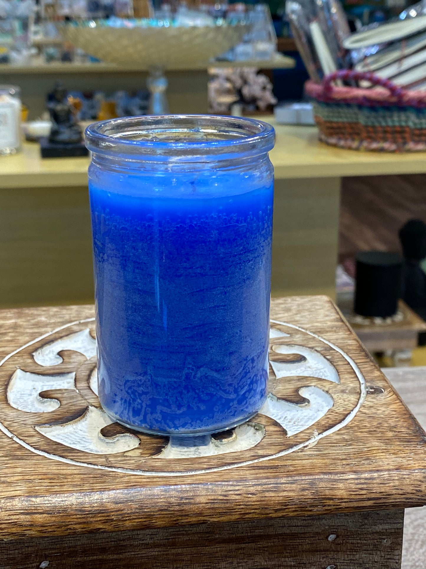 Prayer Blue 50 Hour Candle