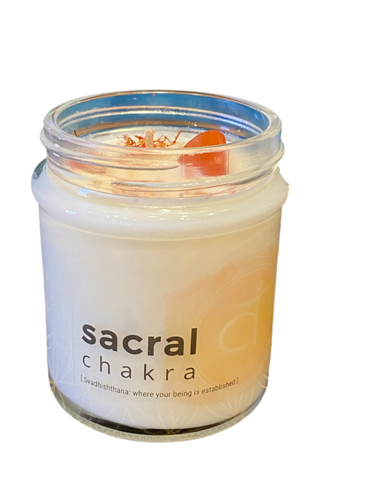 Nature's Artifacts Sacral Chakra Candle