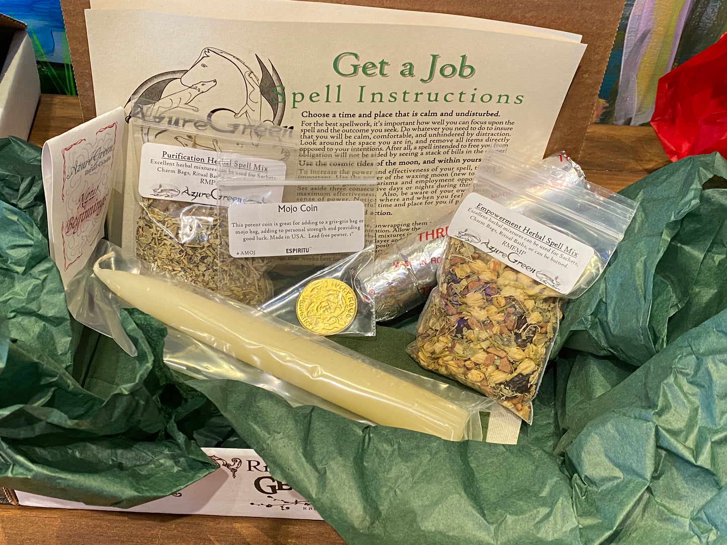 Get A Job Ritual Spell Kit