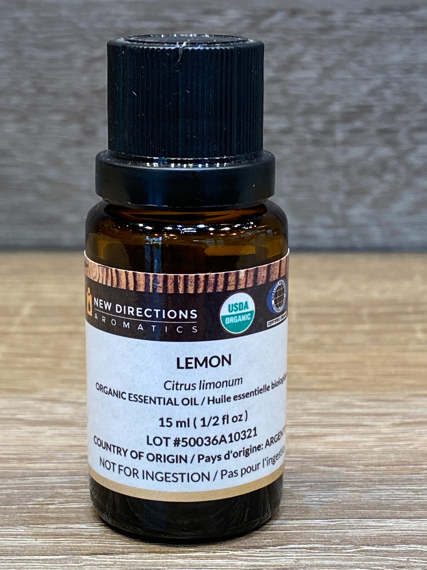 New Directions Lemon Organic Essential Oil