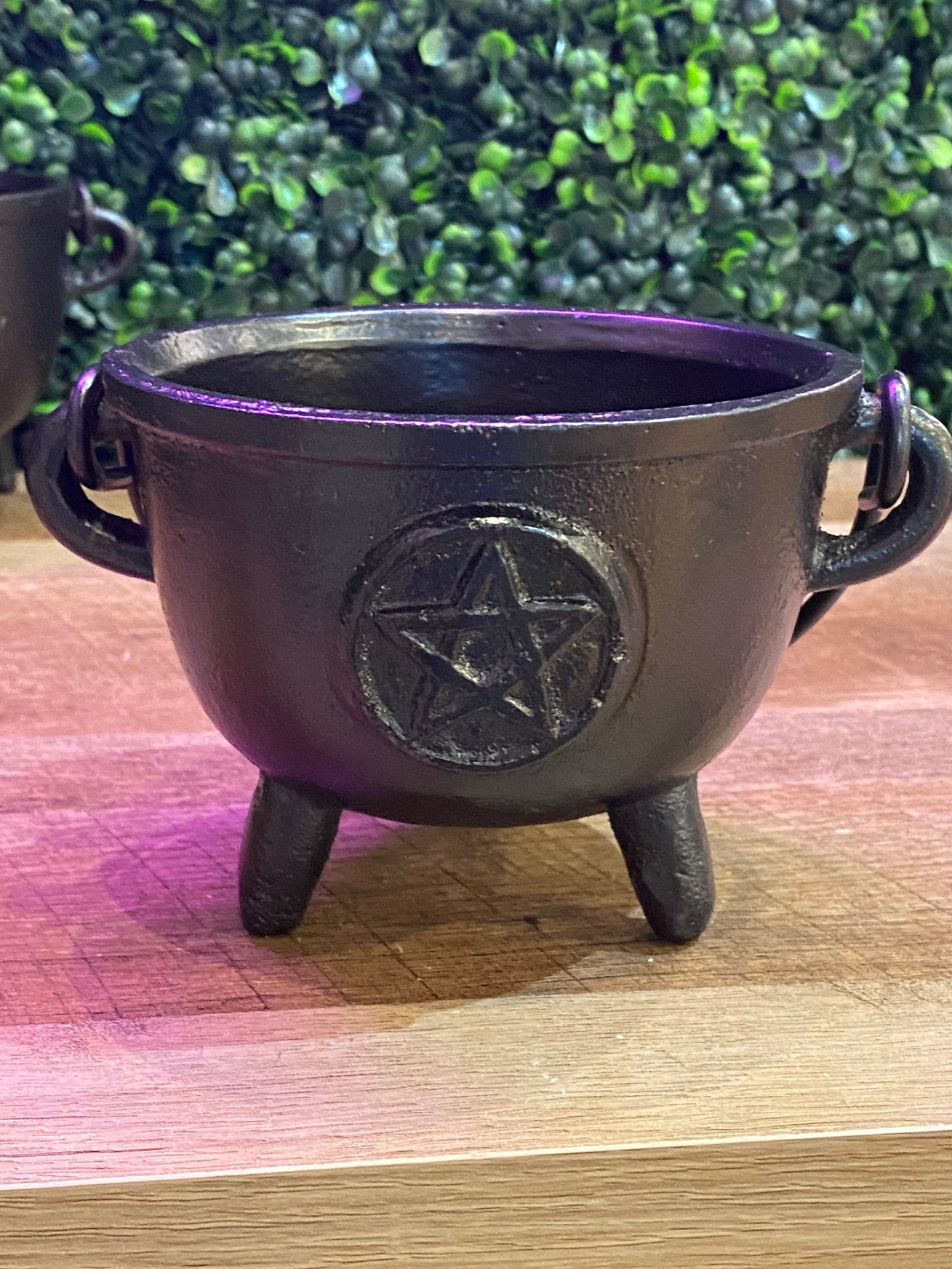 Pentacle Cast Iron Cauldron