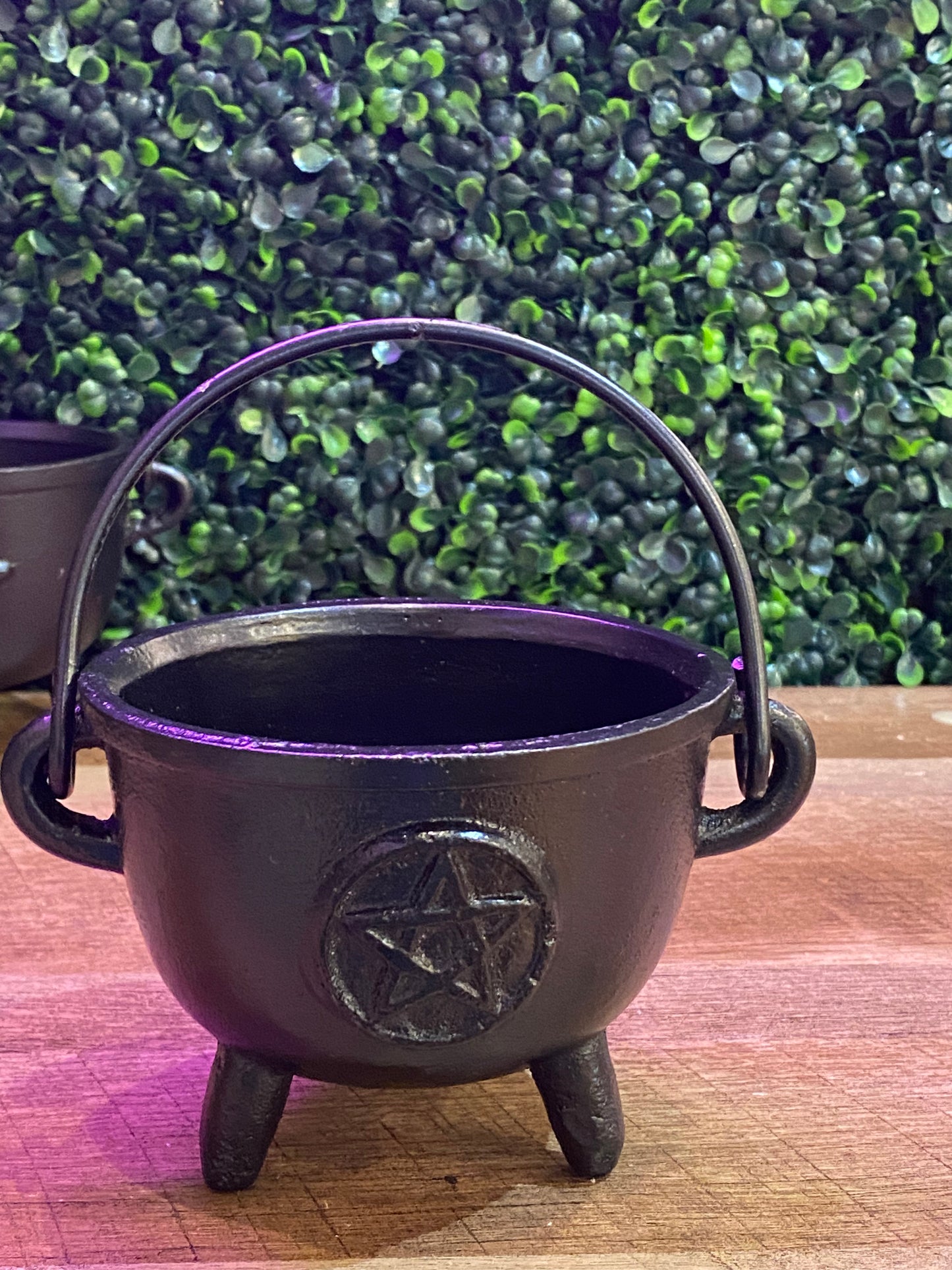 Pentacle Cast Iron Cauldron