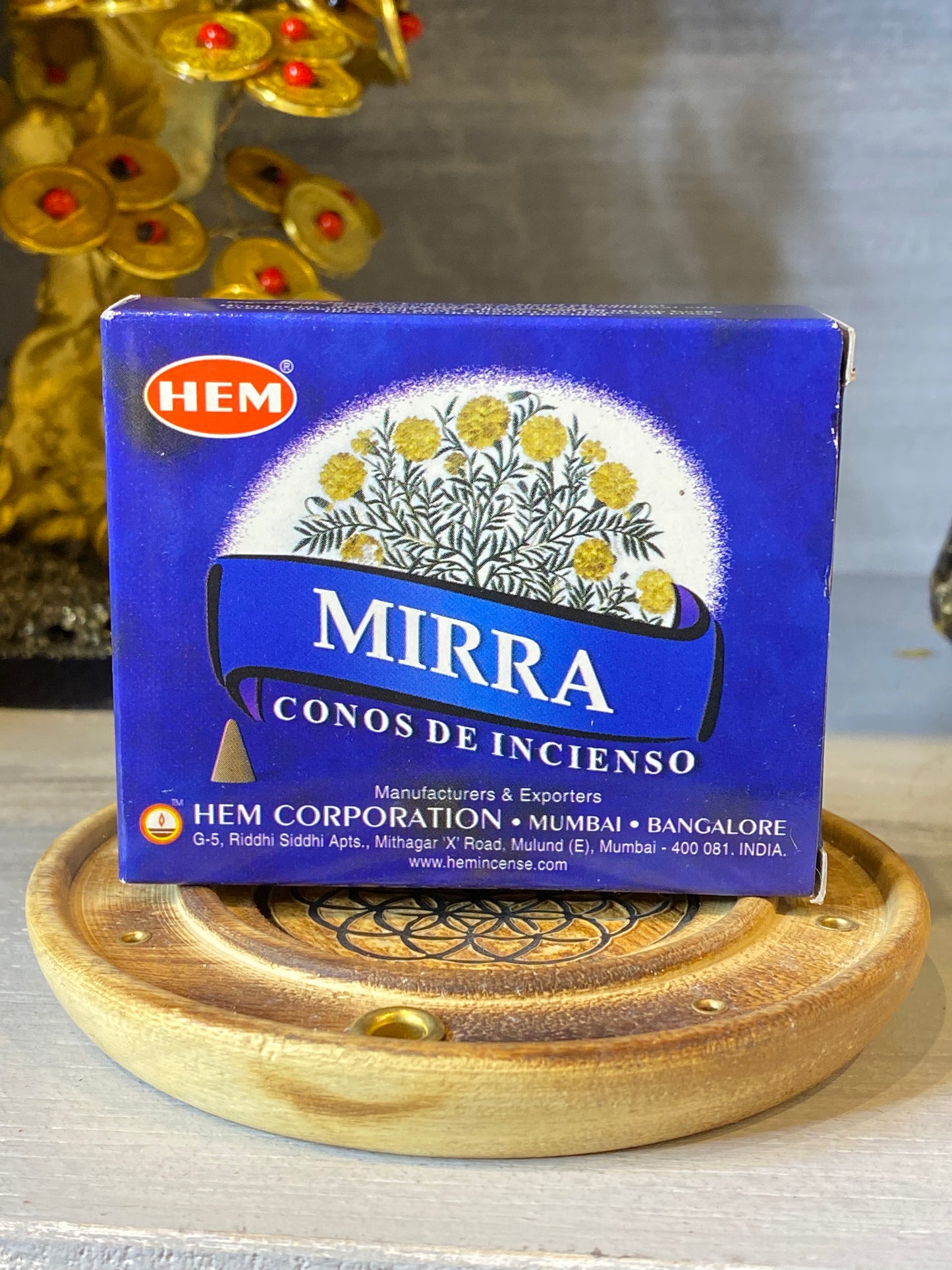 HEM Myrrh Incense Cones 10 cones Each