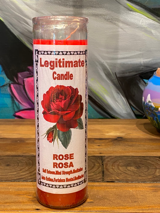 Legitimate Rose Rosa Candle