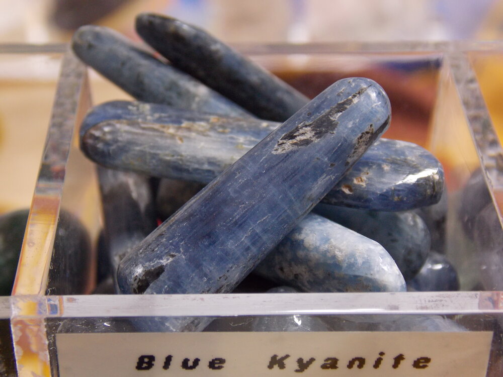 Blue Kyanite Points - Healing Lotus Shop