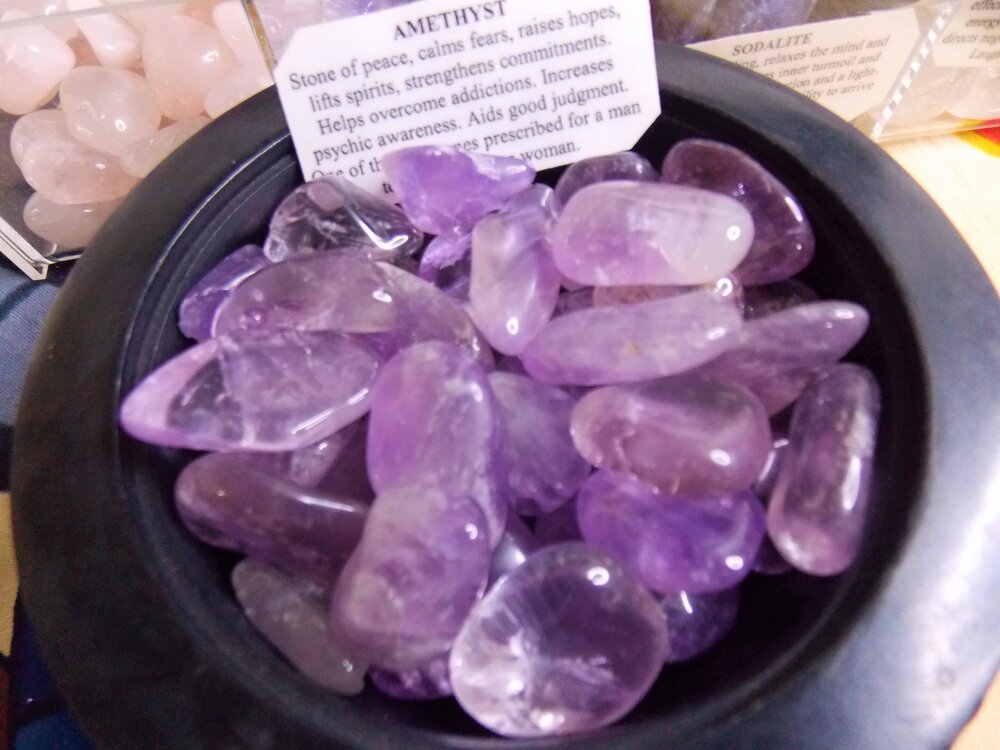 Amethyst (dime size) - Healing Lotus Shop