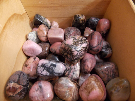 Rhodonite Tumbled 1pc