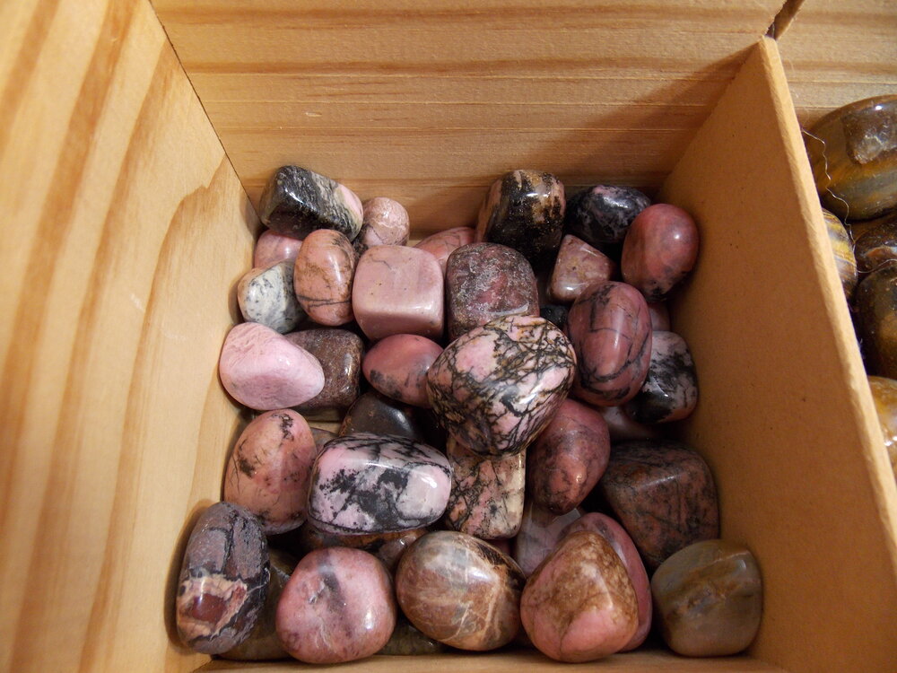 Rhodonite Tumbled 1pc