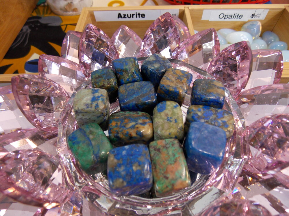 Azurite Tumbled Stones - Healing Lotus Shop