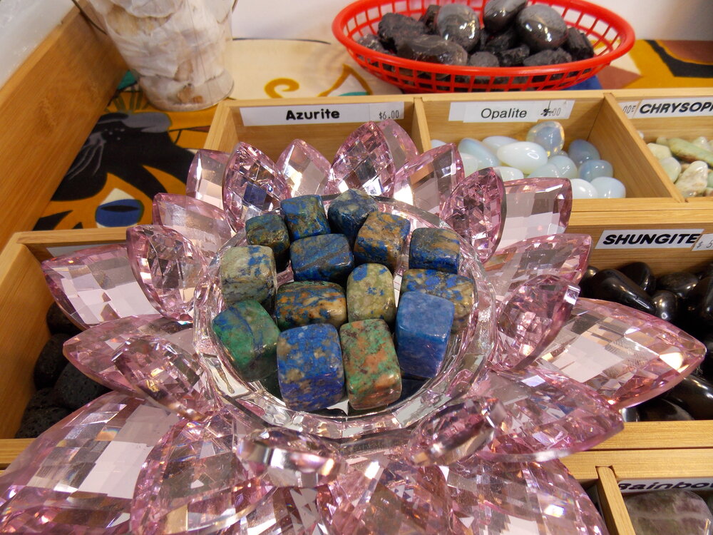 Azurite Tumbled Stones - Healing Lotus Shop