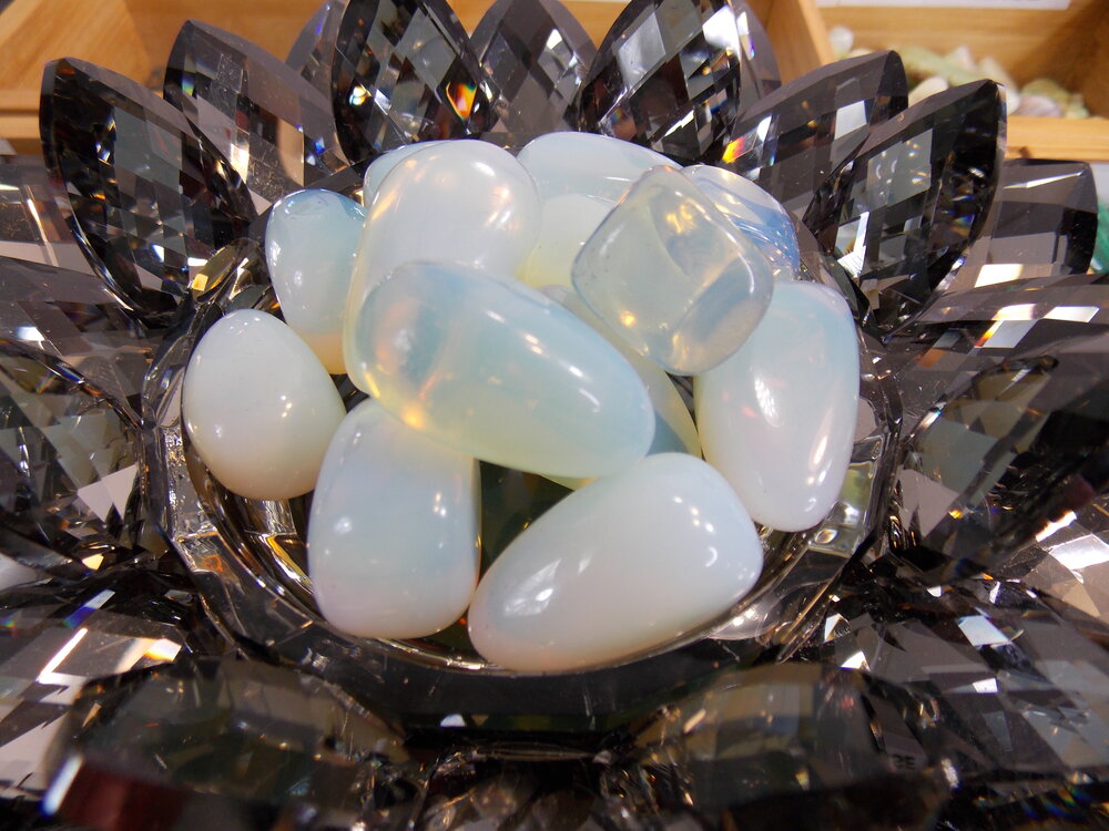 Opalite Tumbled Stones, Healing Lotus Shop