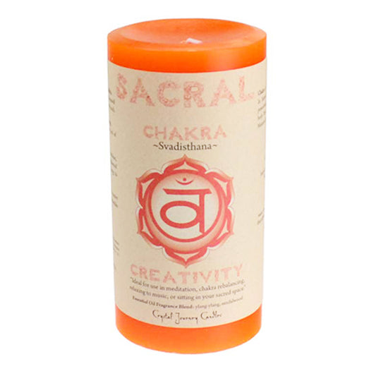 Crystal Journey Sacral Chakra Candle