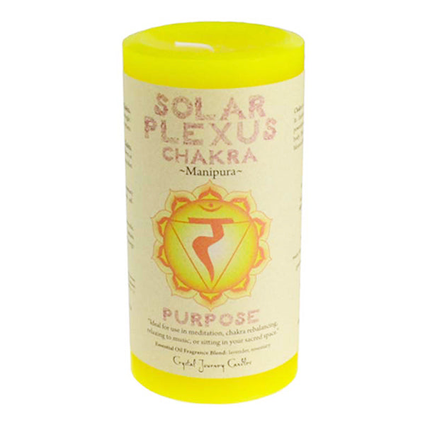 Crystal Journey Solar Plexus Candle