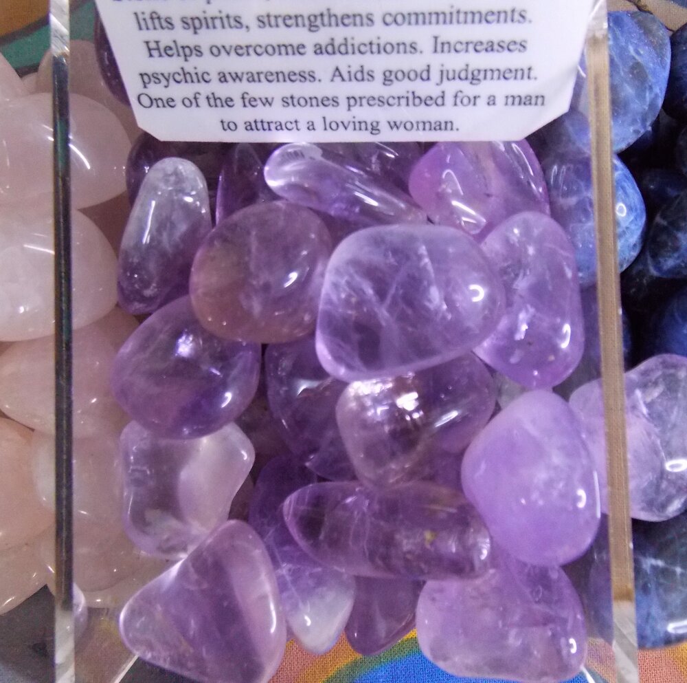 Amethyst (dime size) - Healing Lotus Shop