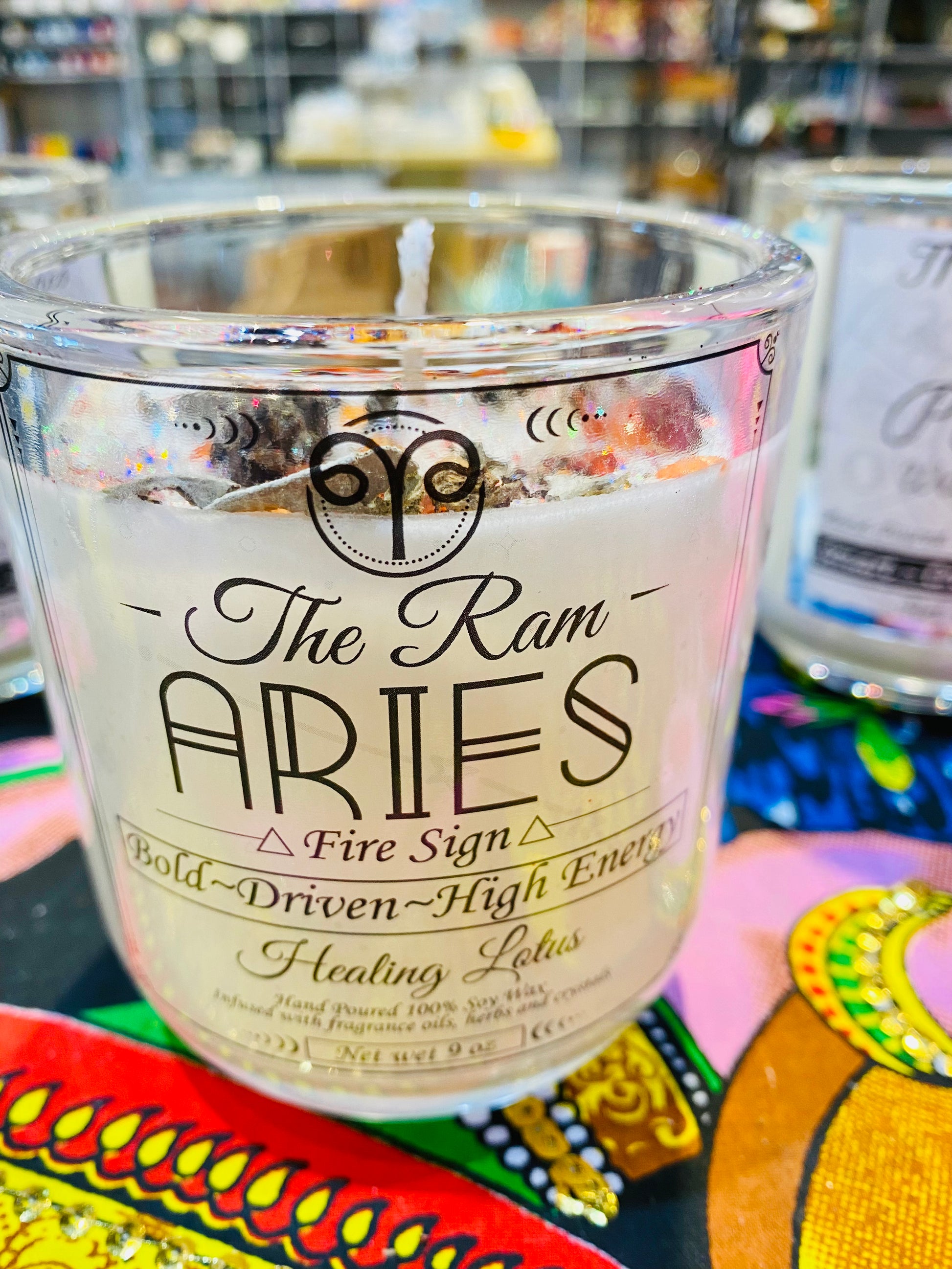 Aries Candle {The Ram) - Healing Lotus Shop