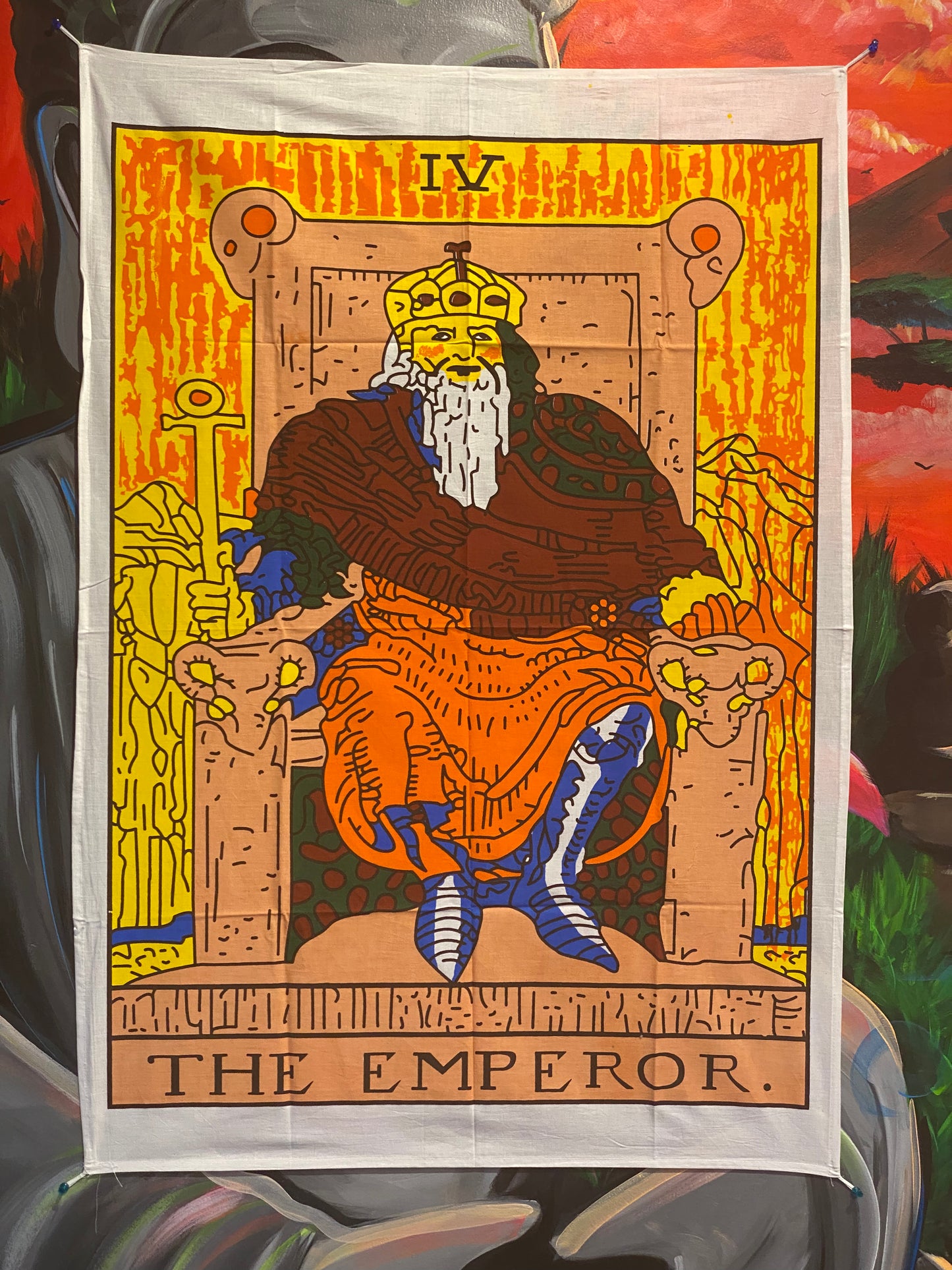 Rider Tarot Tapestry: The Emperor