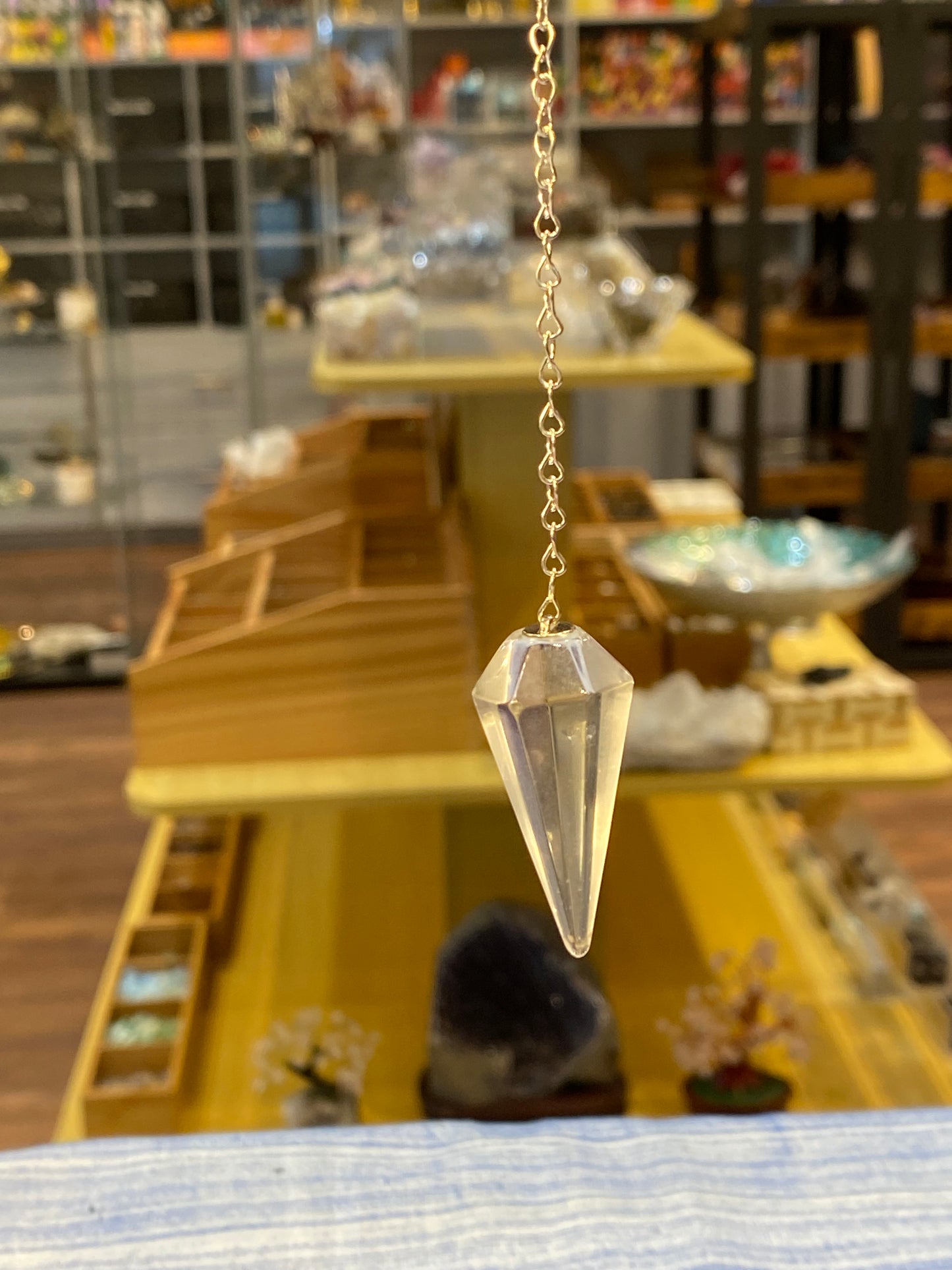 Clear Quartz Pendulum