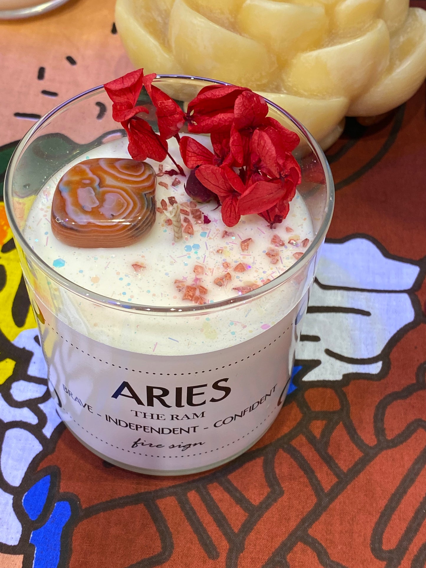 Aries Candle by Lunastry