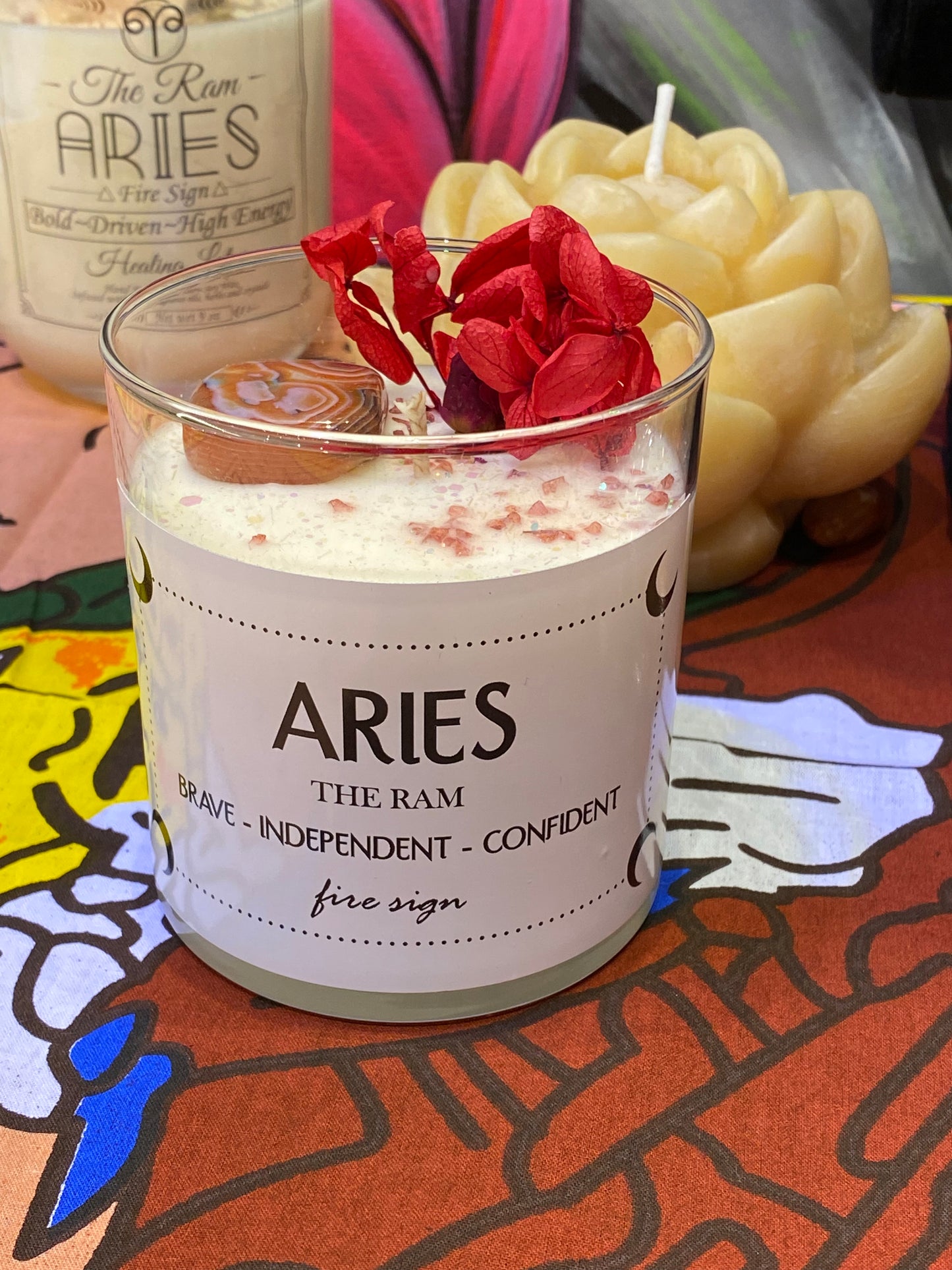 Aries Candle by Lunastry