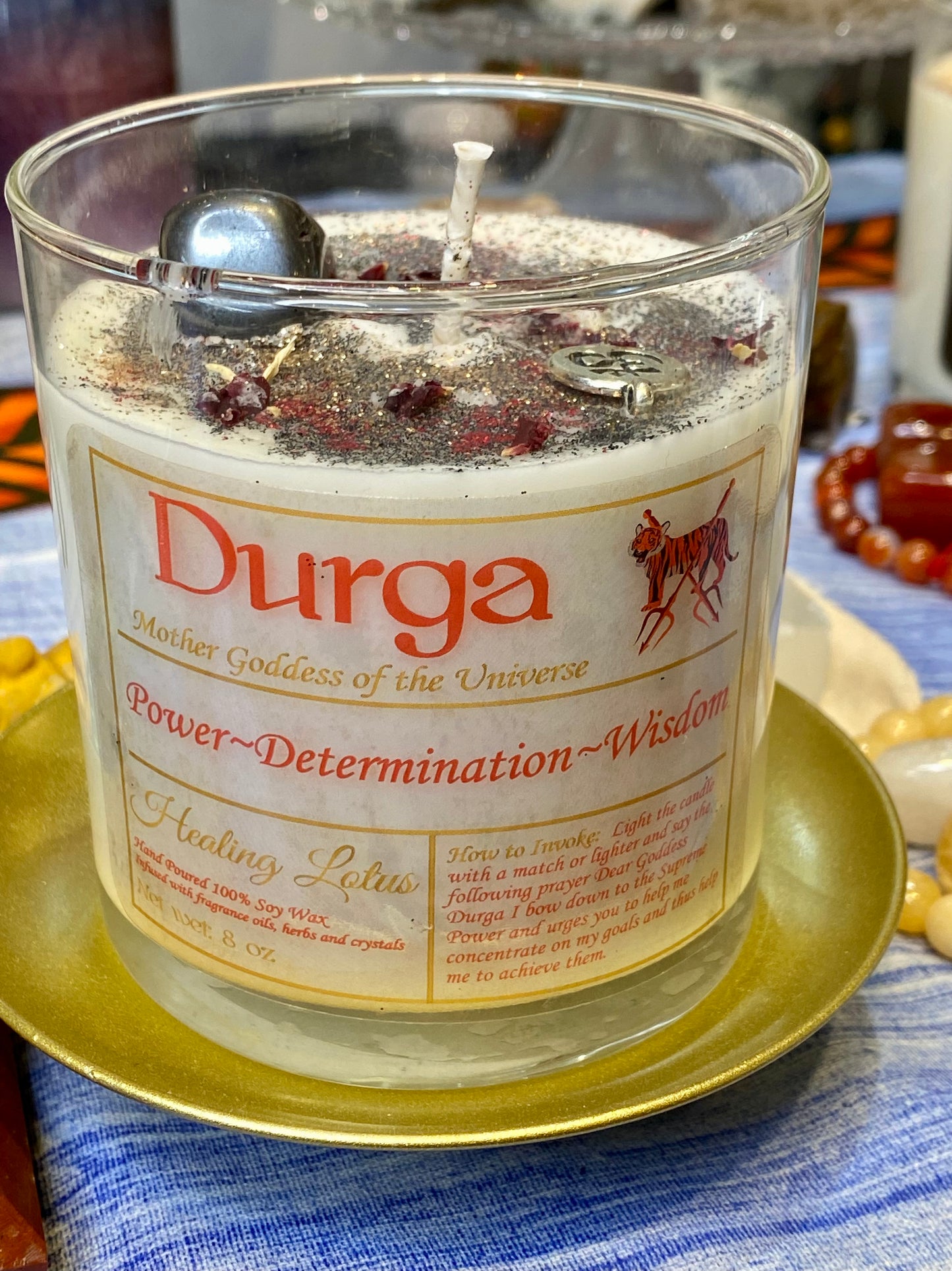 Durga Goddess Candle (H.L. Collection)