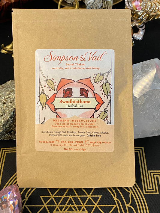 Simpson & Vail Swadhisthana Herbal Tea