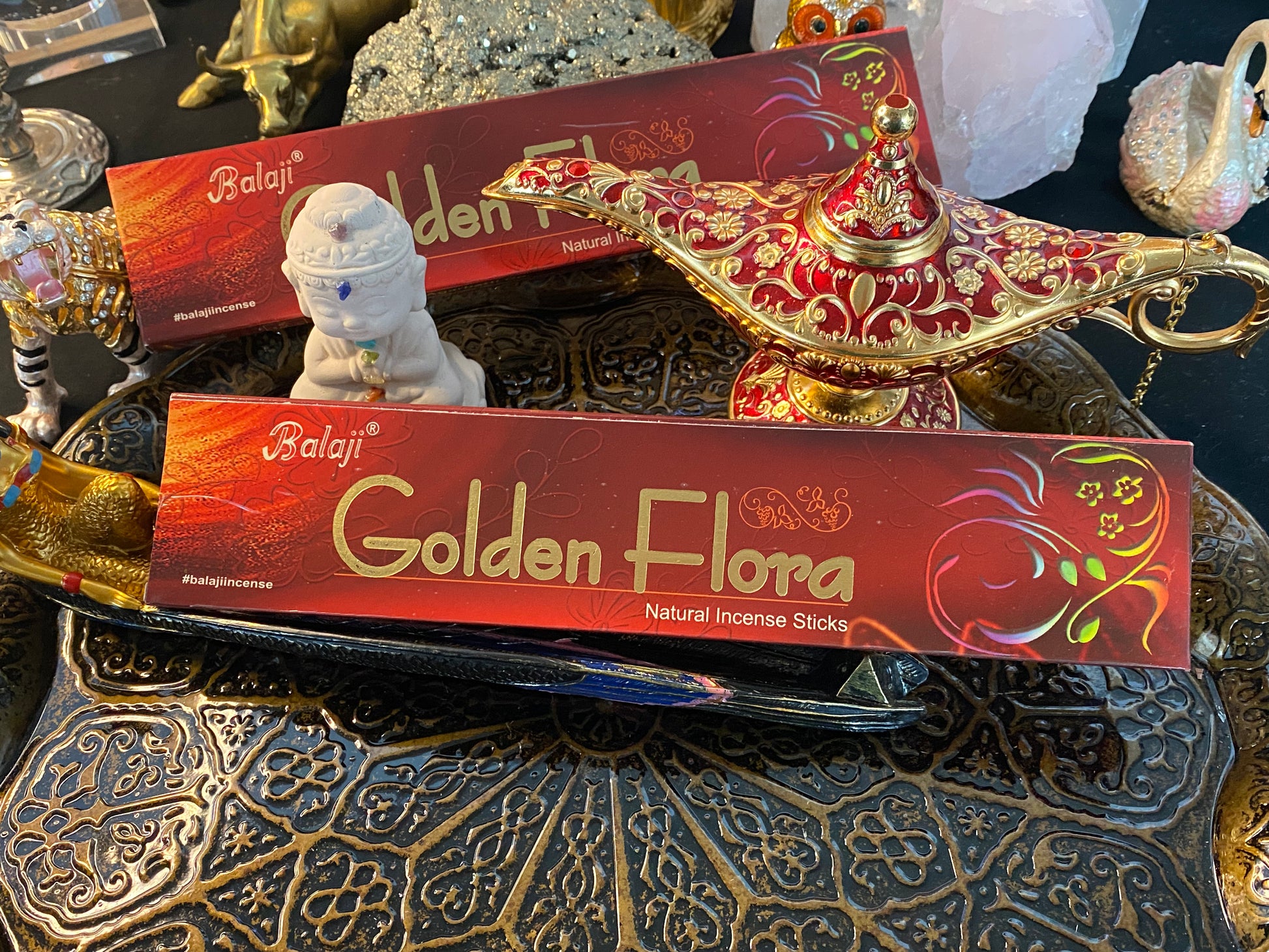 Balaji Golden Flora Incense Sticks - Healing Lotus Shop