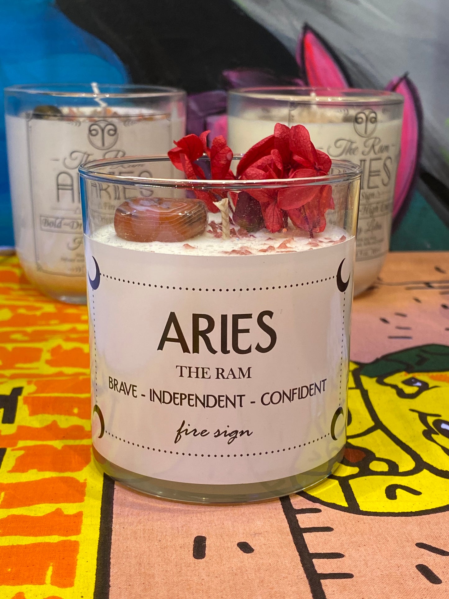 Aries Candle by Lunastry