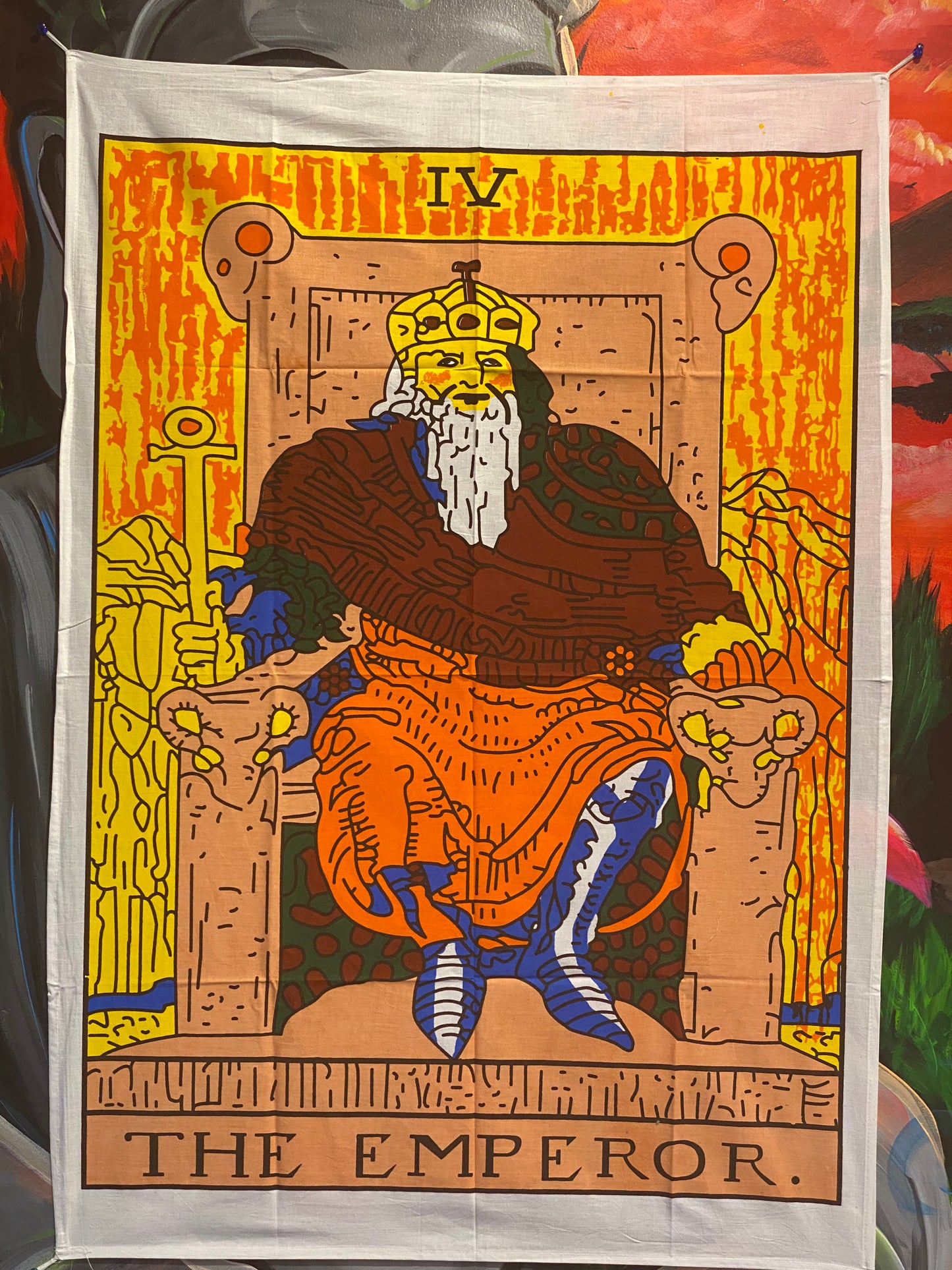 Rider Tarot Tapestry: The Emperor