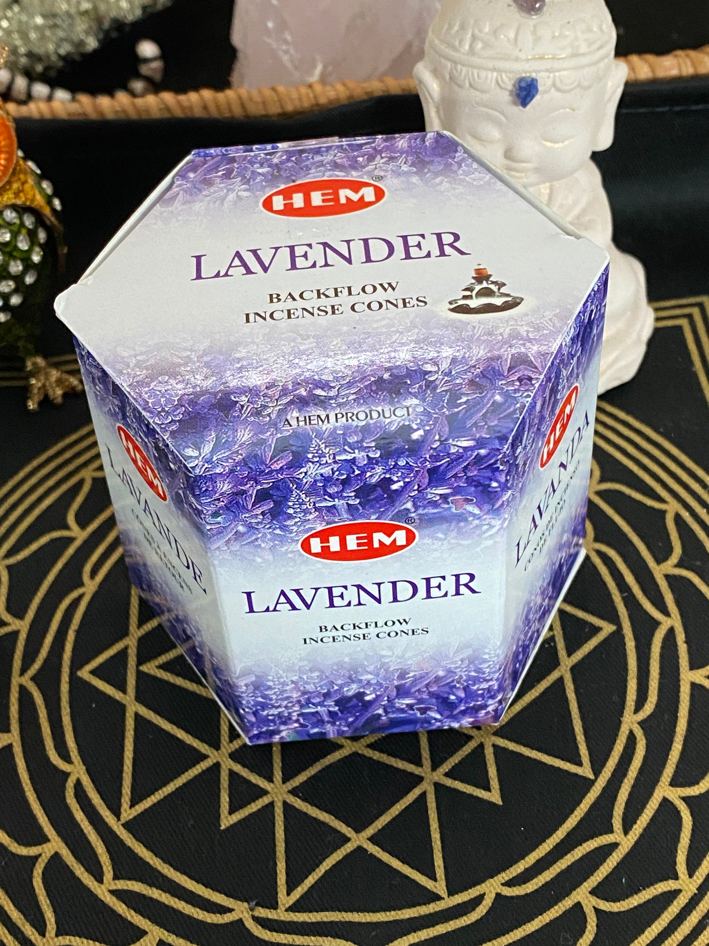 HEM Lavender Backflow Dhoop Incense